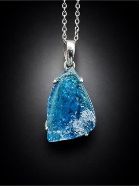 Roman Glass Pendant 925 Silver